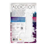 Crystal Dildo w Balls 8in Clear - Adult Toys