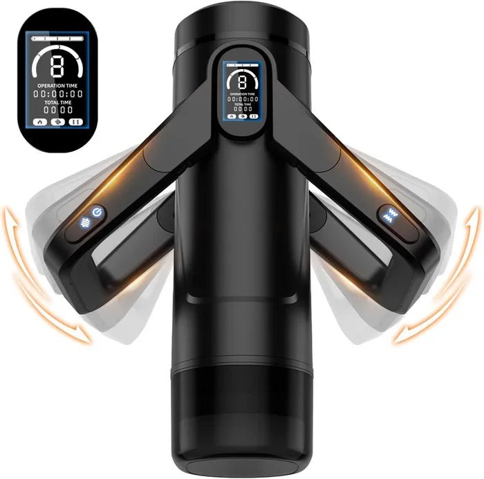 CyberSkin The Wing - Thrusting & Massaging Auto Masturbator with Heater - MASTURBATORS