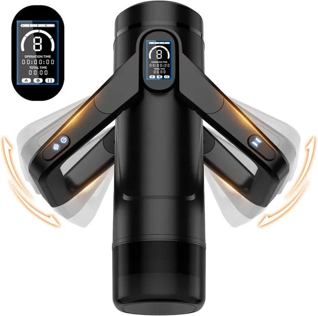CyberSkin The Wing - Thrusting & Massaging Auto Masturbator with Heater - MASTURBATORS