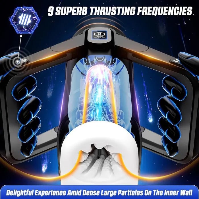 CyberSkin The Wing - Thrusting & Massaging Auto Masturbator with Heater - MASTURBATORS