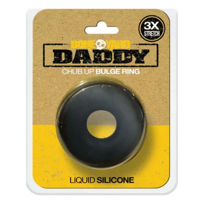 Daddy Silicone Ring Black - Adult Toys
