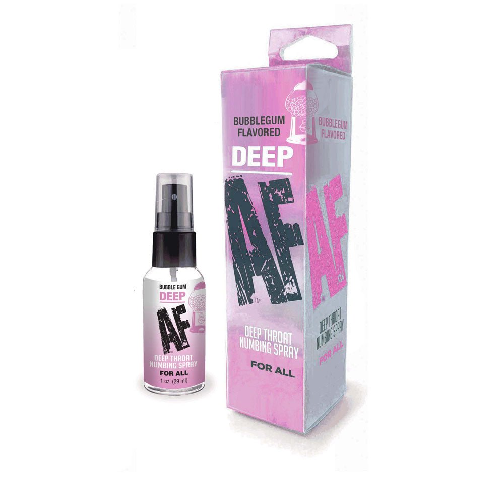 Deep AF - Bubblegum Flavoured Deep Throat Spray - 29 ml - NOVELTIES