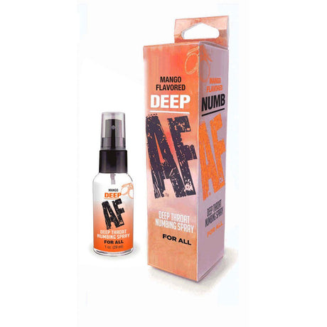 Deep AF Mango Flavoured Deep Throat Spray 29ml For Intimate Use - ENHANCERS