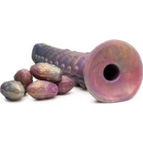 Deep Invader Tentacle Ovipositor Silicone Dildo with Eggs - Adult Toys