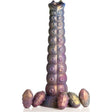 Deep Invader Tentacle Ovipositor Silicone Dildo with Eggs - Adult Toys