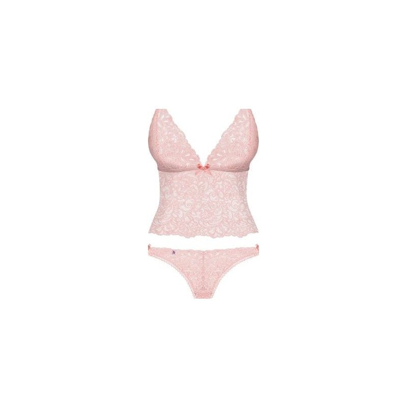 Delicanta Top and Panties Pink - Lingerie