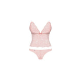 Delicanta Top and Panties Pink - Lingerie