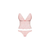 Delicanta Top and Panties Pink - Lingerie