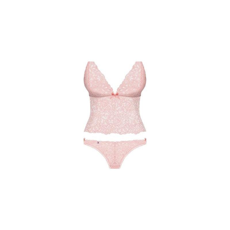 Delicanta Top and Panties Pink - Lingerie