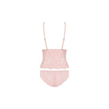 Delicanta Top and Panties Pink - Lingerie
