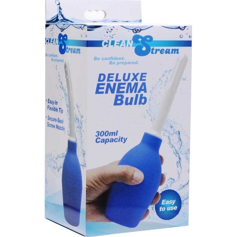 Deluxe Enema Bulb Blue - Adult Toys