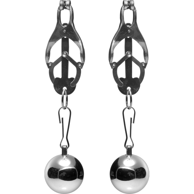 Deviant Monarch Weighted Nipple Clamps - Adult Toys