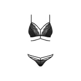 Diyosa 2 Pc Set Black - Lingerie