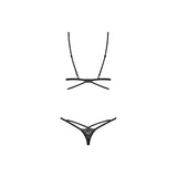 Diyosa 2 Pc Set Black - Lingerie