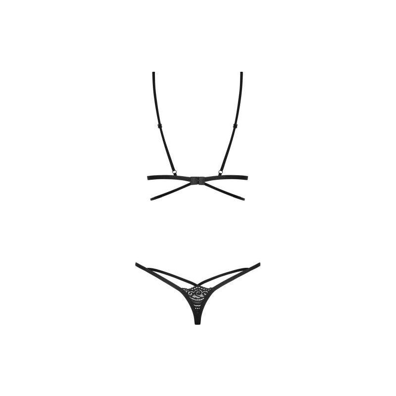 Diyosa 2 Pc Set Black - Lingerie