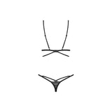 Diyosa 2 Pc Set Black - Lingerie