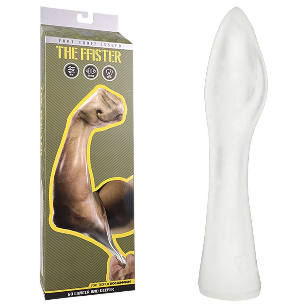 Doc Johnson Fort Troff FFister – Frosted TPE Fisting Sleeve, 35 cm - ANAL TOYS