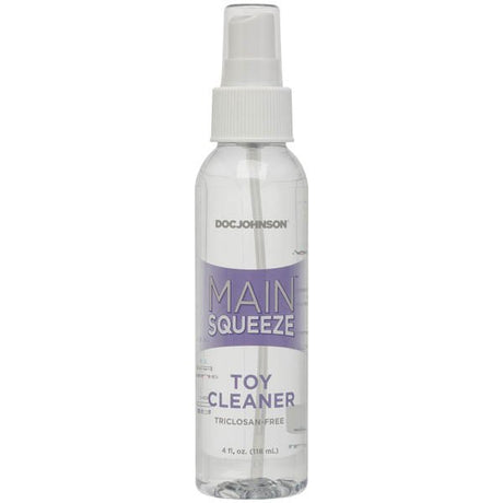 Doc Johnson Main Squeeze Toy Cleaner – 118ml Vegan Spray Bottle - HEALTH CARE