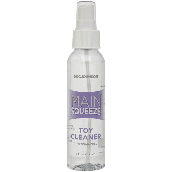 Doc Johnson Main Squeeze Toy Cleaner – 118ml Vegan Spray Bottle - HEALTH CARE