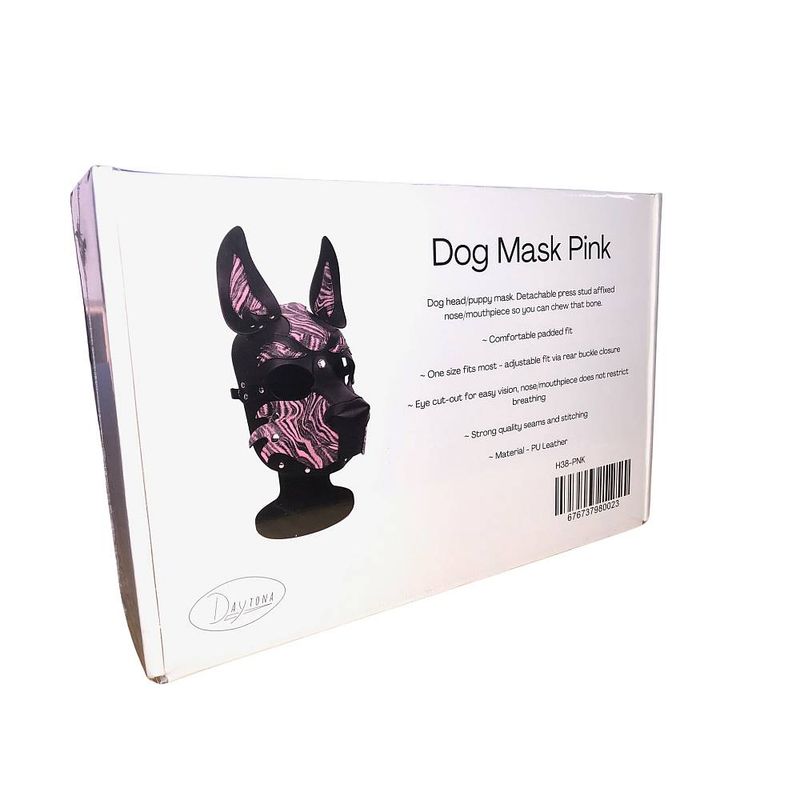 Dog/Pup Hood Pink - Adult Toys