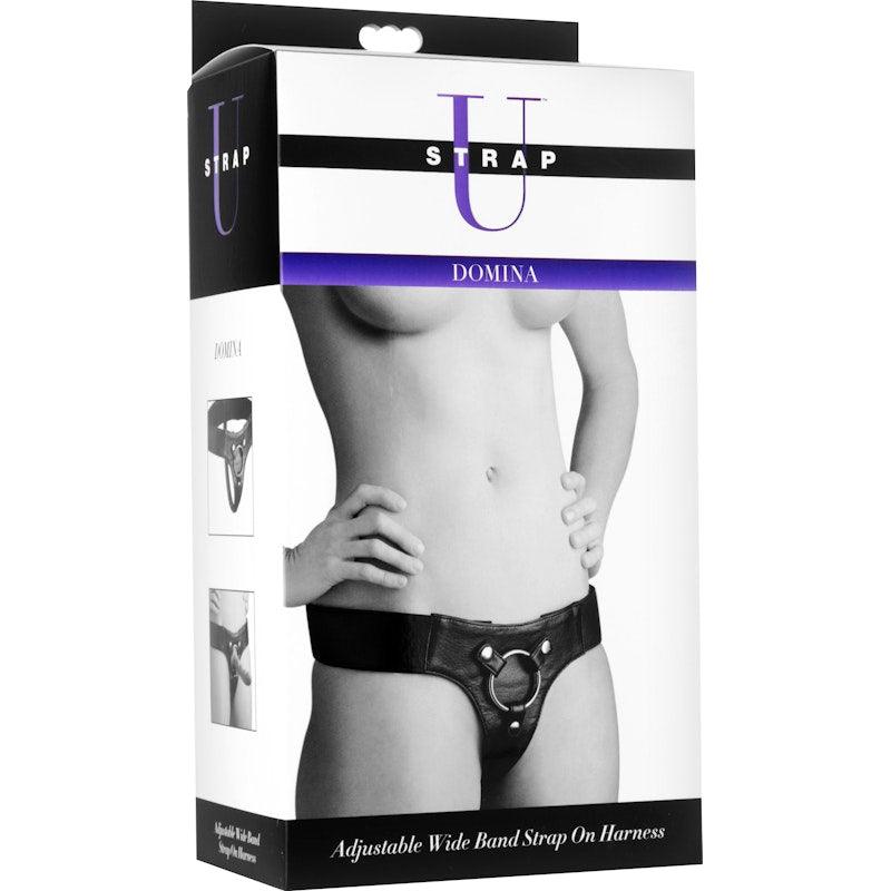 Domina Wide Band Strap On Harness - Adult Toys