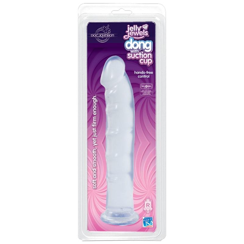Dong With Suction Cup Diamond - Adult Toys