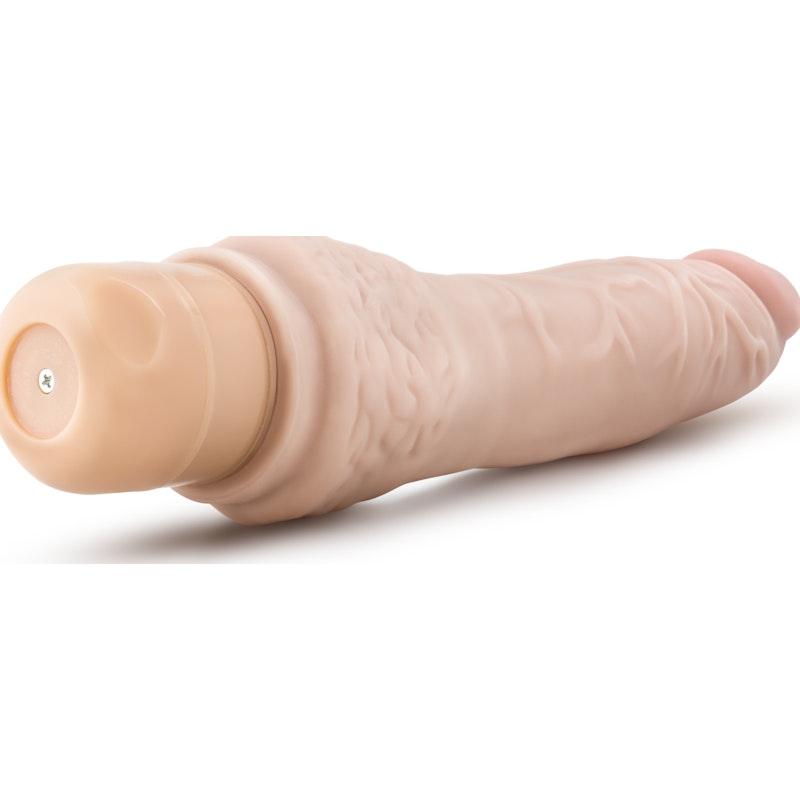 Dr Skin Cock Vibe 7 8.5in Vibrating Cock Beige - Naughty by Nature Adult Store