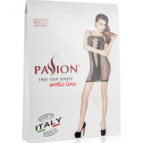 Dress Translucent With Open Sides BLK - Lingerie