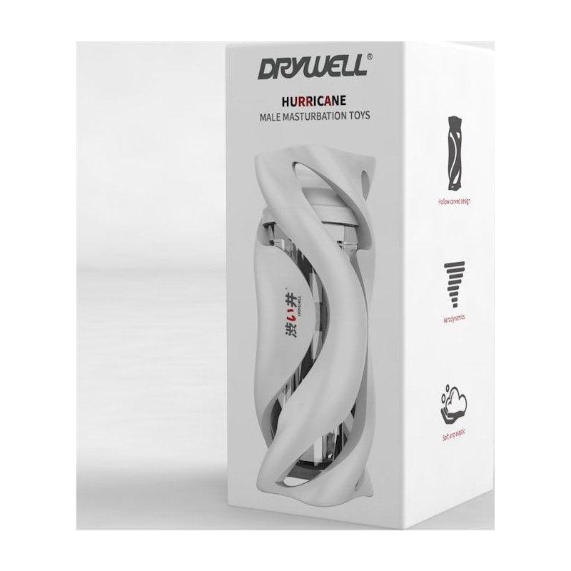Drywell Hurricane Masturbator – Ergonomic Silicone Spiral Sleeve - Adult Toys