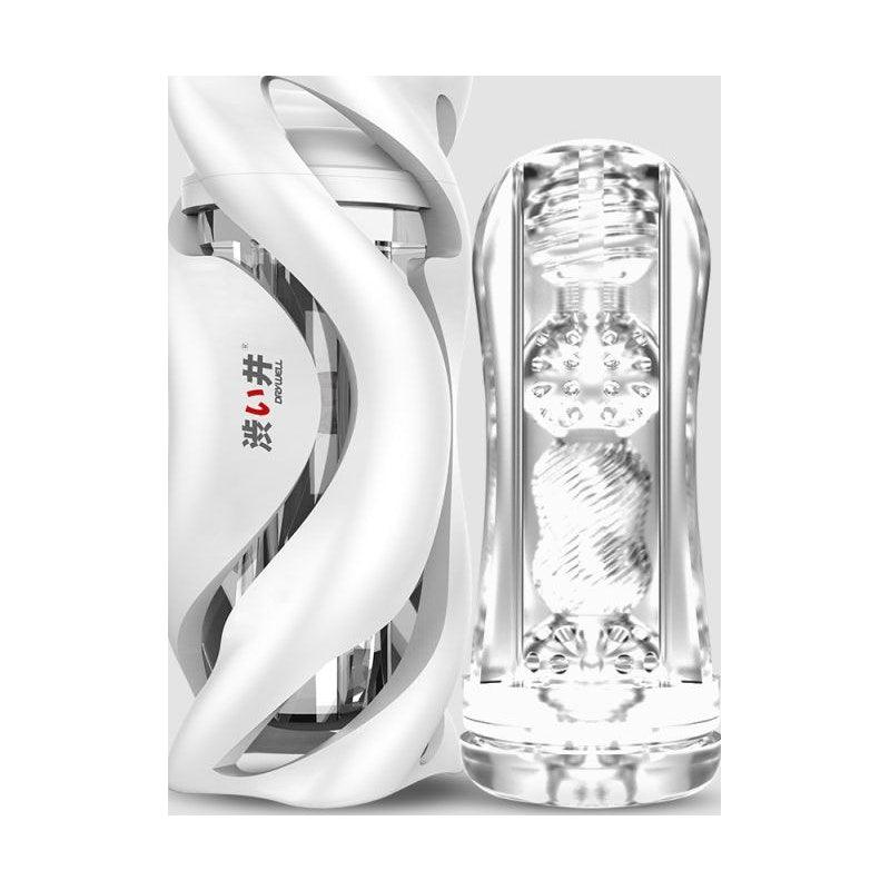 Drywell Hurricane Masturbator – Ergonomic Silicone Spiral Sleeve - Adult Toys