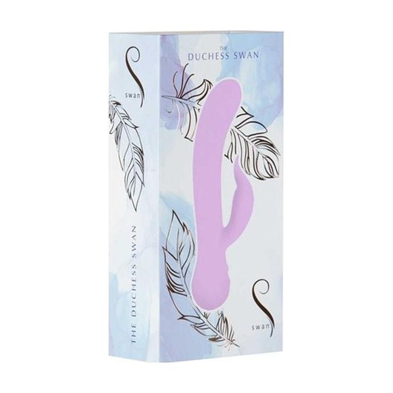 Duchess Swan Rabbit Vibrator - Adult Toys
