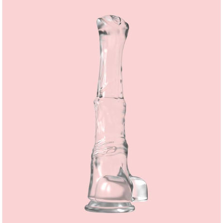 Duke Horse Dong w Balls Clear XXL - Adult Toys