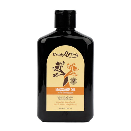 EB Hemp Seed Massage Oil Grapefruit Sandalwood 250 ML Bottle - LOTIONS & LUBES