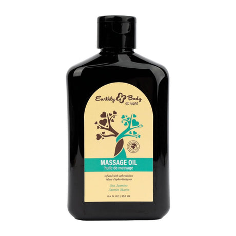 EB Hemp Seed Massage Oil Sea Jasmine Scented 250 Ml Bottle - LOTIONS & LUBES