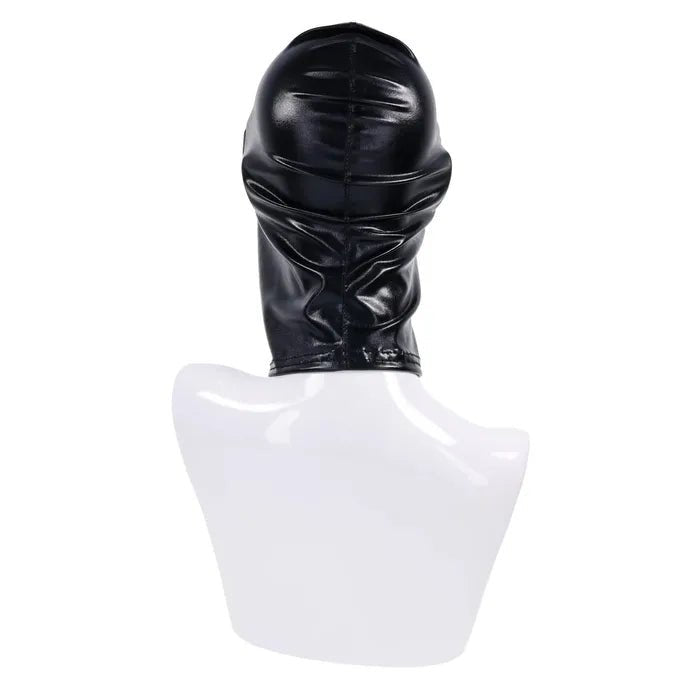 Edge Blackout Hood Mask Black Full Face Hood - BONDAGE - TOYS