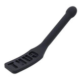 Edge Cunt Silicone Paddle Black With Insertable Handle - BONDAGE - TOYS
