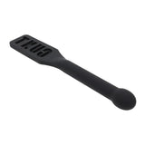 Edge Cunt Silicone Paddle Black With Insertable Handle - BONDAGE - TOYS