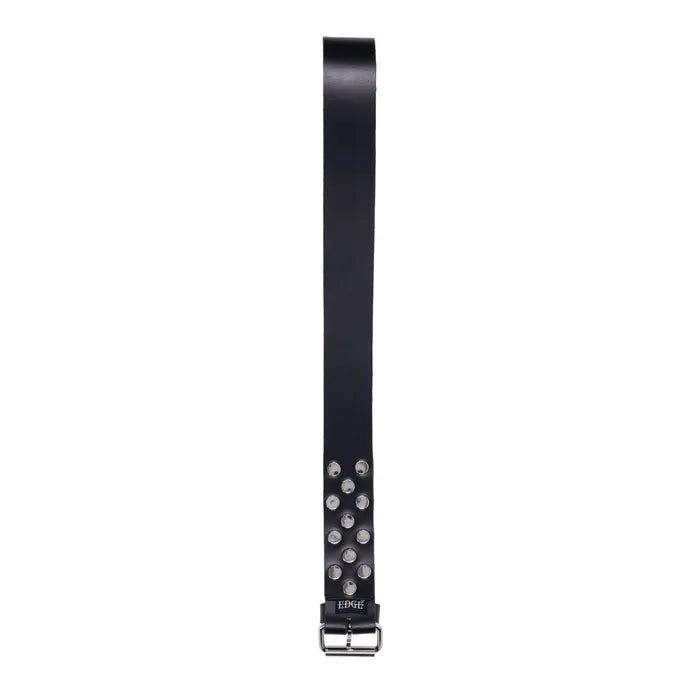 Edge Leather Belt Spanker Black Spanking Whip - BONDAGE - TOYS