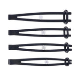 Edge Silicone Pinching Rods Black Nipple Restraints for Sensual Play - BONDAGE - TOYS