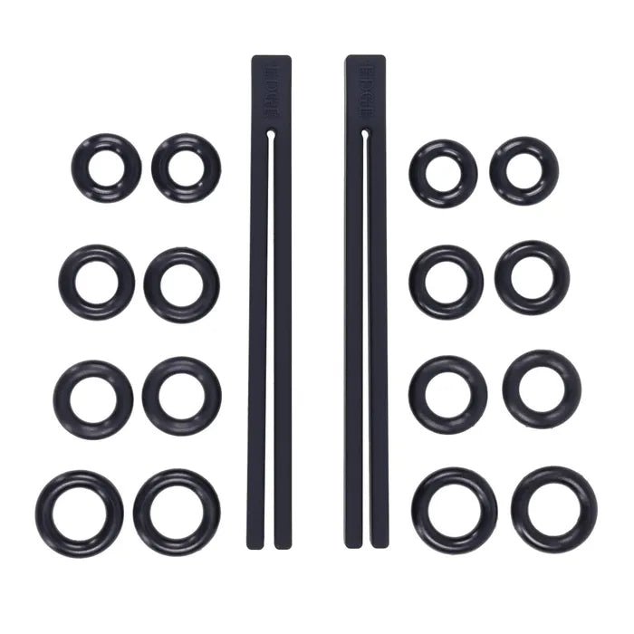 Edge Silicone Pinching Rods Black Nipple Restraints for Sensual Play - BONDAGE - TOYS