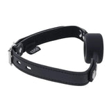 EDGE Silicone Ring Gag Black Mouth Restraint - BONDAGE - TOYS