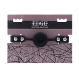 EDGE Silicone Ring Gag Black Mouth Restraint - BONDAGE - TOYS