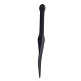 Edge Silicone Tawse Black Insertable Handle Bondage Whip - BONDAGE - TOYS