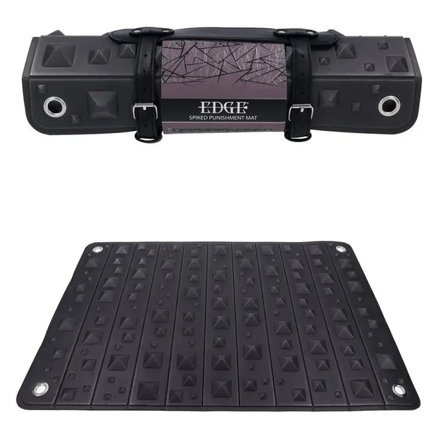 Edge Spiked Punishment Mat Black Sensory Play Mat For BDSM - BONDAGE - TOYS