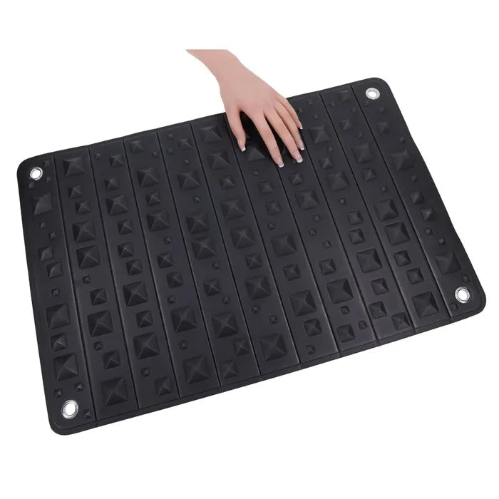 Edge Spiked Punishment Mat Black Sensory Play Mat For BDSM - BONDAGE - TOYS