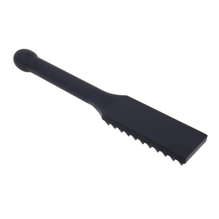 Edge Spiked Silicone Paddle With Insertable Handle - BONDAGE - TOYS