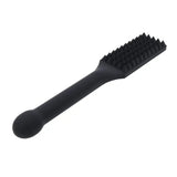 Edge Spiked Silicone Paddle With Insertable Handle - BONDAGE - TOYS