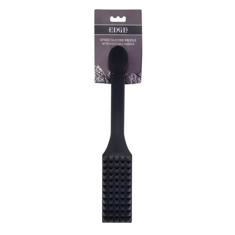 Edge Spiked Silicone Paddle With Insertable Handle - BONDAGE - TOYS