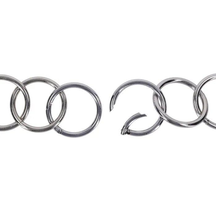 Edge Tuggable Clover Clamps Metal Nipple Restraints - BONDAGE - TOYS