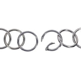Edge Tuggable Clover Clamps Metal Nipple Restraints - BONDAGE - TOYS